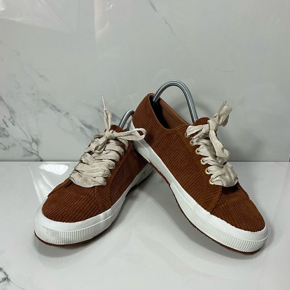 SUPERGA Anthropologie Corduroy Fashion Sneakers